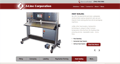 Desktop Screenshot of alinemachinery.com