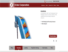 Tablet Screenshot of alinemachinery.com